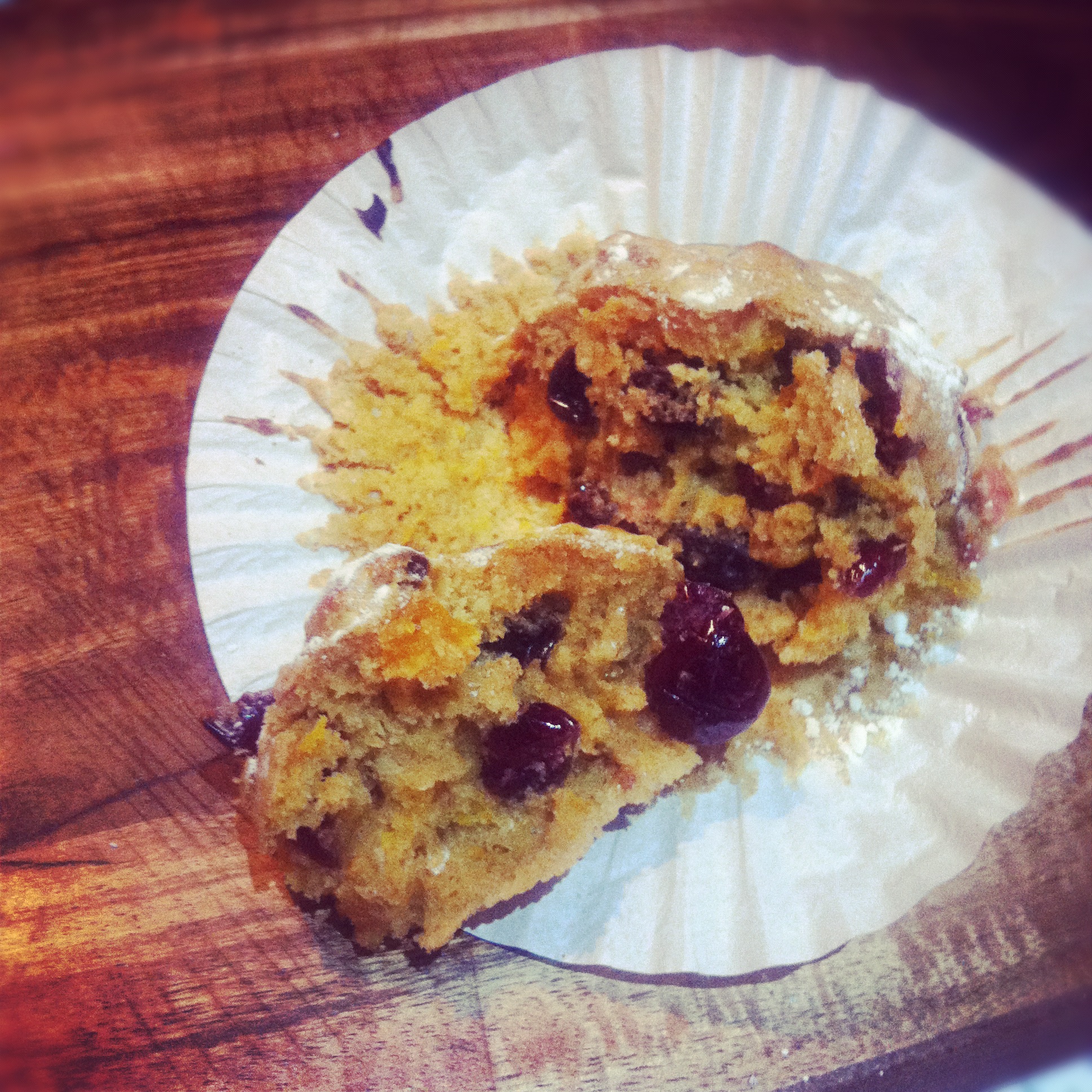 Storecupboard fruitburst muffins